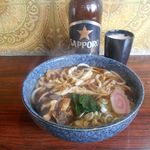 にし川 - わかさぎ天うどん