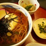 花咲の庄 - かけとろろ蕎麦　1,080円