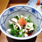 栞庵 やましろ - 河豚皮のポン酢
