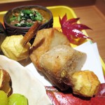 栞庵 やましろ - 海老芋、くわいの揚げ物