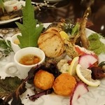 鯖にハタハタ、バイ貝　和テイスト満載な前菜