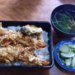 やぶ大町 - 天丼（並）1000円