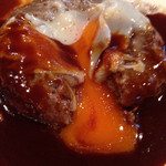 くいしんぼー山中 - 真ん中の玉子がトロ～リと…(*´ェ`*)