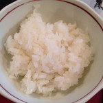 くいしんぼー山中 - ご飯も艶やかでやや硬めで美味い！