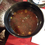 くいしんぼー山中 - 岡崎はカクキューの赤出汁