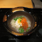 日本料理 幸庵 - 雲子の蕪のすりながし カラスミとトビコ添えアップ