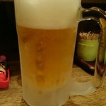 秋元屋 - 生ビール   中  ￥530