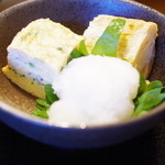 大森 茶々 - 釜揚げしらすと桜海老のだし巻き卵ハーフ