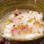 鯛塩そば 灯花 - 鯛茶漬け