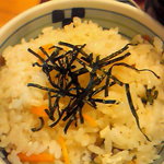 Okaniwa - ざる定食のかやくご飯