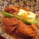 夢屋 - 牛すじと豆腐の煮物
