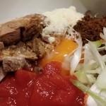 らぁめん家 有坂 - 【H27.10.11】「期間限定！！ まぜそば６５０円」。