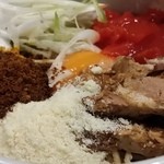 らぁめん家 有坂 - 【H27.10.11】「期間限定！！ まぜそば６５０円」。