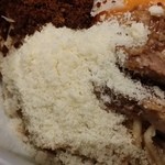 らぁめん家 有坂 - 【H27.10.11】「期間限定！！ まぜそば６５０円」。