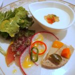 ル・メッサージュ - 前菜(カリフラワーのピューレ　等)