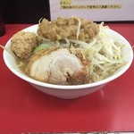 ラーメン 一心 - ラーメン中（アブラ、肉玉)