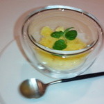 レストラン ラ・フロレゾン・ドゥ・タケウチ - ミントが爽やか
