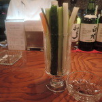 ヘルメスワインコーナー - 野菜ステック　