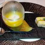 レストラン ラ・フロレゾン・ドゥ・タケウチ - アミューズ •カボチャ2種