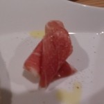 キッチン ラテール - 柿と生ハム