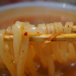 大野屋 - 超カルビクッパ麺（うどんの麺アップ）