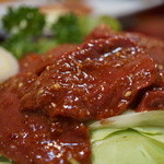 大野屋 - ハツ(タレ)焼