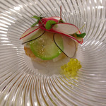 Aコース税込3800円♤前菜 帆立