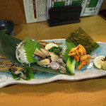 天笑 - アワビ＆バフンウニ