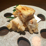 龢 - H27.12.10 秋鮭と里芋の蓮根はさみ揚げ