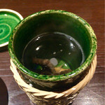 龢 - H27.12.10 「河豚のひれ酒」つぎ酒