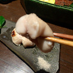 龢 - H27.12.10 河豚と白子の炭焼き　黒七味