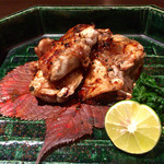 龢 - H27.12.10 河豚と白子の炭焼き　黒七味