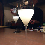 龢 - H27.12.10 泡日本酒「いづみ橋」