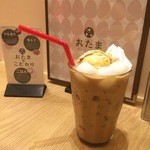 家カフェ おたま - 白玉入りほうじ茶ラテフロート