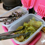 老広東 - 卓上の漬物が２種類に増えました（２０１５年１２月）