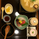 Nihon No Aji Kazu - 日曜日メニューの鶏鍋御膳
