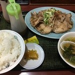 れいれい亭 - 生姜焼定食(750円税込)