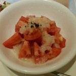 さわやか 磐田本店 - トマトのサラダ　甘くて美味しいです