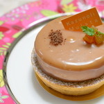 ムラタ - 2015/12/14　紅茶とオレンジのタルト　上の部分が紅茶のムース、下にオレンジのクリーム？が（美味しかったです）