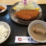 とんかつ玉藤 - 熟成ロースかつ定食（160g)