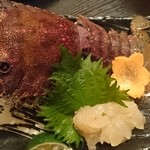 居酒屋 まことや - モンバエビの刺身