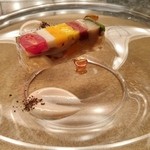 六雁 - 酸味と香り　季節野菜の煮こごり