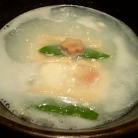 梅の花 銀座並木通店 - 湯豆腐（加熱後）