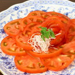 千山苑 - こだわりの減農薬野菜　トマトサラダ