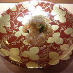 祇園 にしかわ - 蟹の外子と内子たっぷりの先付