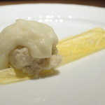 鱈、ポレンタ、キタアカリ