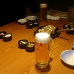 Kaisen Izakaya Kyouto Hana No Mai - ロールカーテンで半個室？宴会スタート