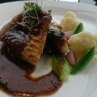 Dining & Bar TENQOO - メインは鱈。しそのソース