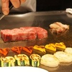 日本料理　彩 - 黒毛和牛サーロインと焼野菜