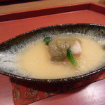 祇園 大渡 - 1品目　蟹の身と味噌がたっぷり